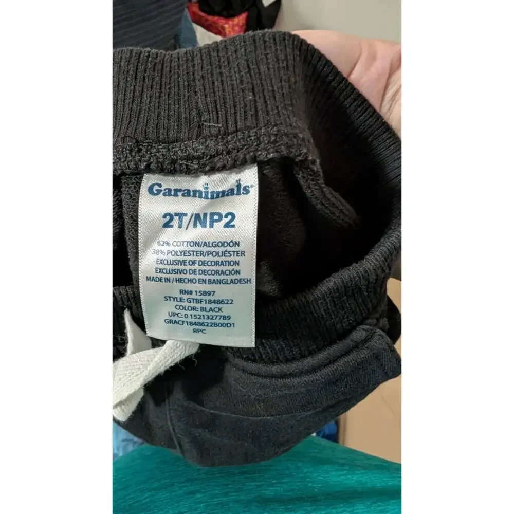 Jumping Beans Spiderman Sweatshirt + Garanimals Black Sweatpants Boys Size 2T